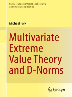 cover image of Multivariate Extreme Value Theory and D-Norms